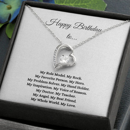 Happy Birthday Love | Forever Love Necklace