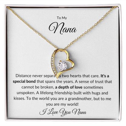 To My Nana, A Special Bond | Forever Love Necklace