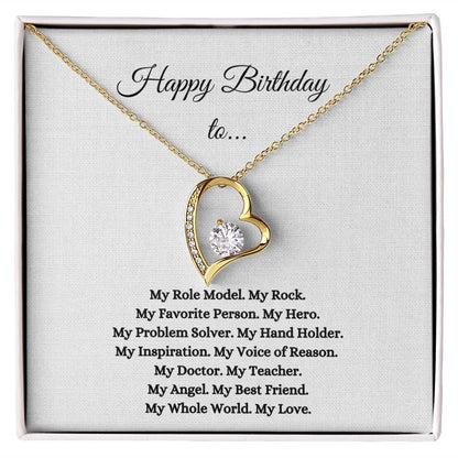 Happy Birthday Love | Forever Love Necklace